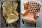 Vintage wingback chair